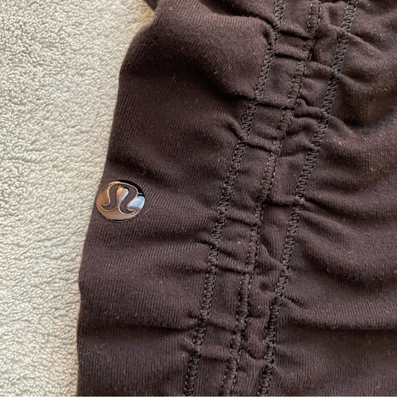 Lululemon Leggings Wunder Under Stirrup Ruched High Rise Black Gray Size… - Picture 8 of 9